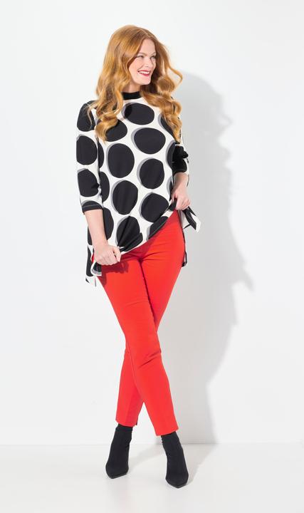 Produktbild Ulla Popken Bengalinhose Sienna, schmales Bein, Stretch, Elastikbund (54)
