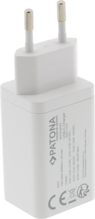 Actual product image Patona GaN PD Charger 65W USB-C white (65 W, 1 portion)