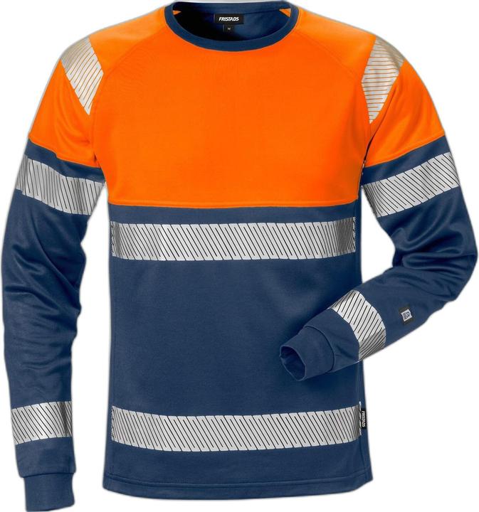 Orange haute visibilité, Bleu Marine