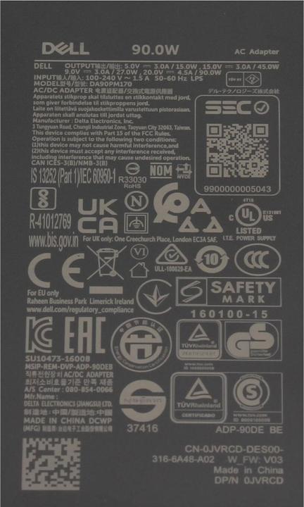 Produktbild Dell Type-C AC Adapter (90 W)