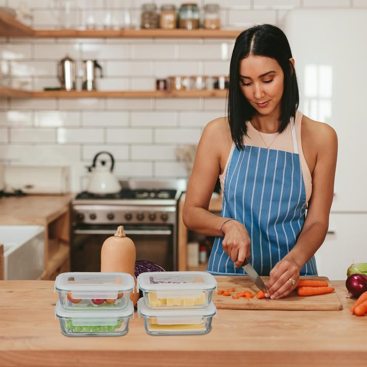 Actual product image Relaxdays Glasbehälter-Set (1.52 l)