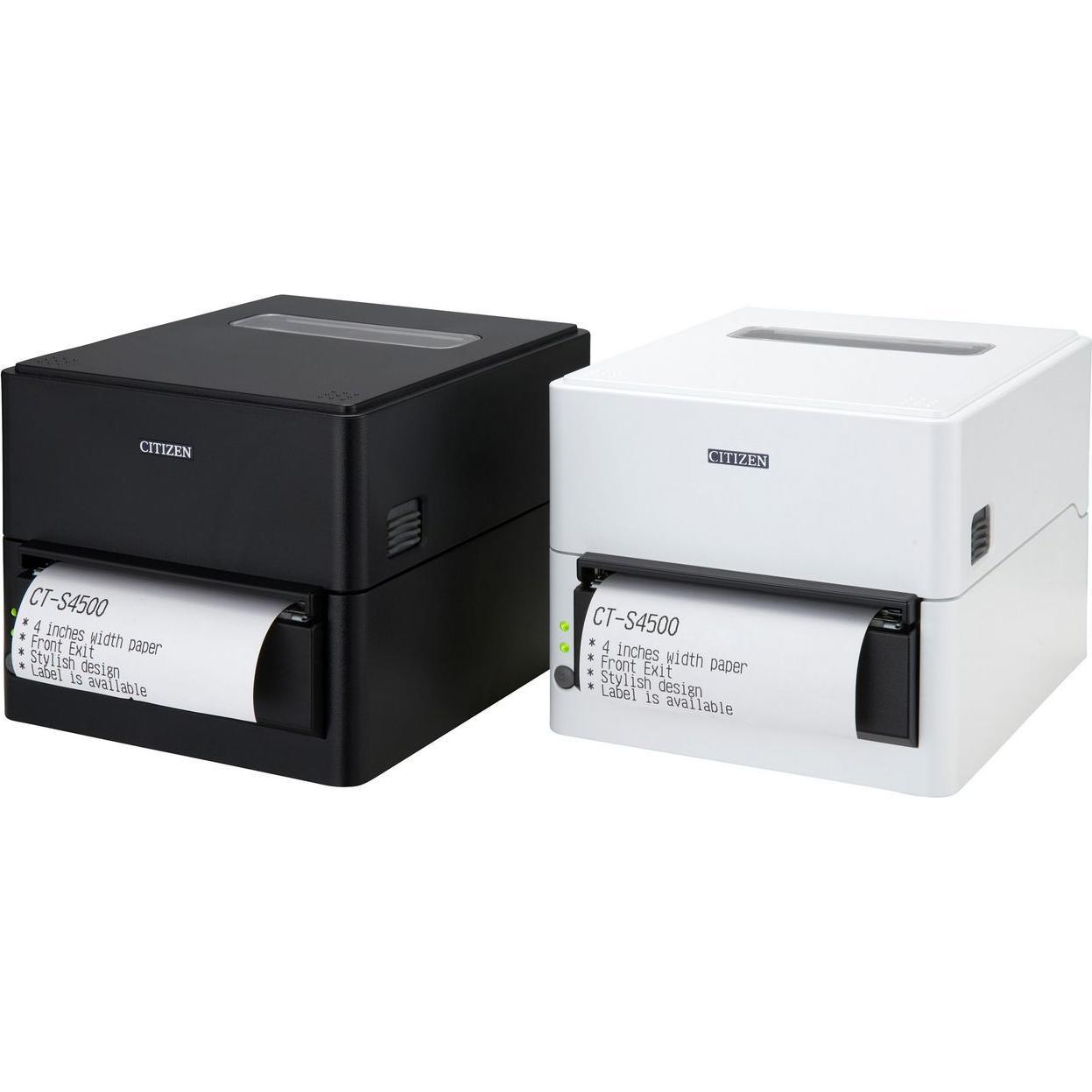 Citizen CT-S4500 Printer Bluetooth (Bluetooth, USB), Belegdrucker, Weiss