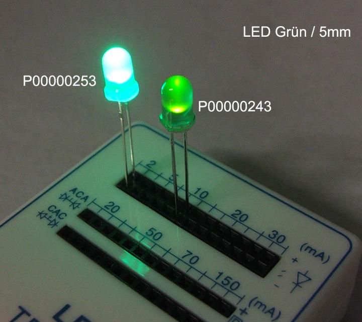 Produktbild OEM Superhelle LED Grün 5mm