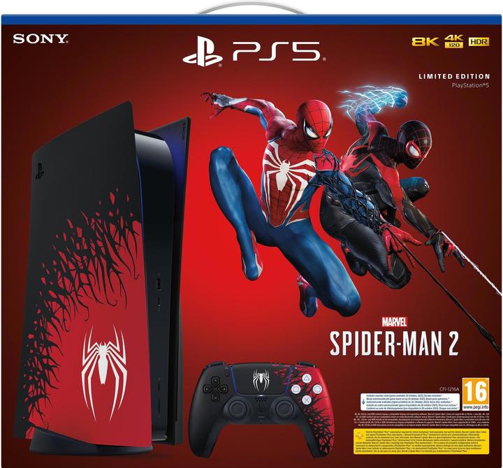 Image du produit Sony Console PlayStation 5 - Marvel's Spider-Man 2 Limited Edition Bundle