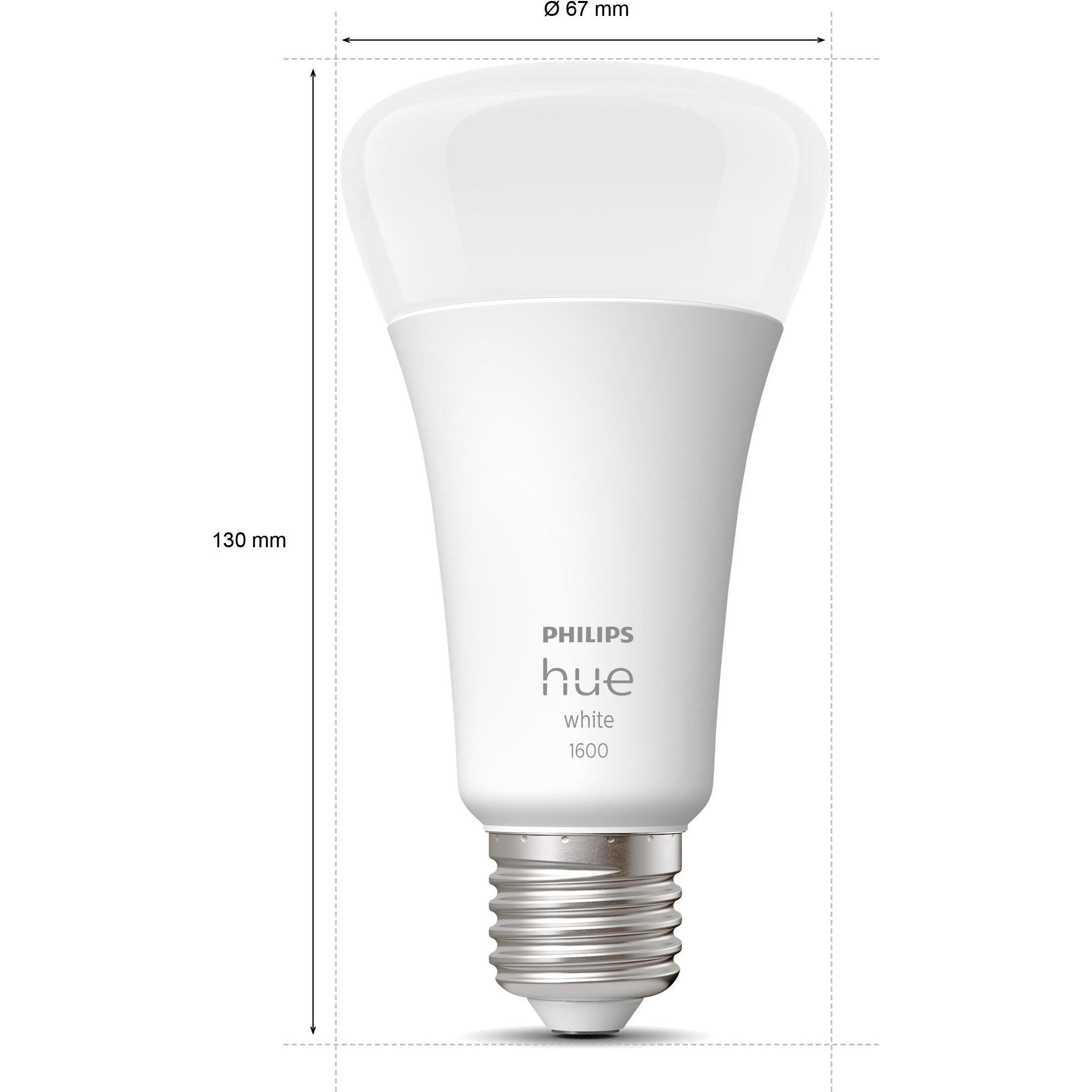 Thumbnail - Philips Hue, Leuchtmittel, White (E27, 15.50 W, 1600 lm, 1 x, F)