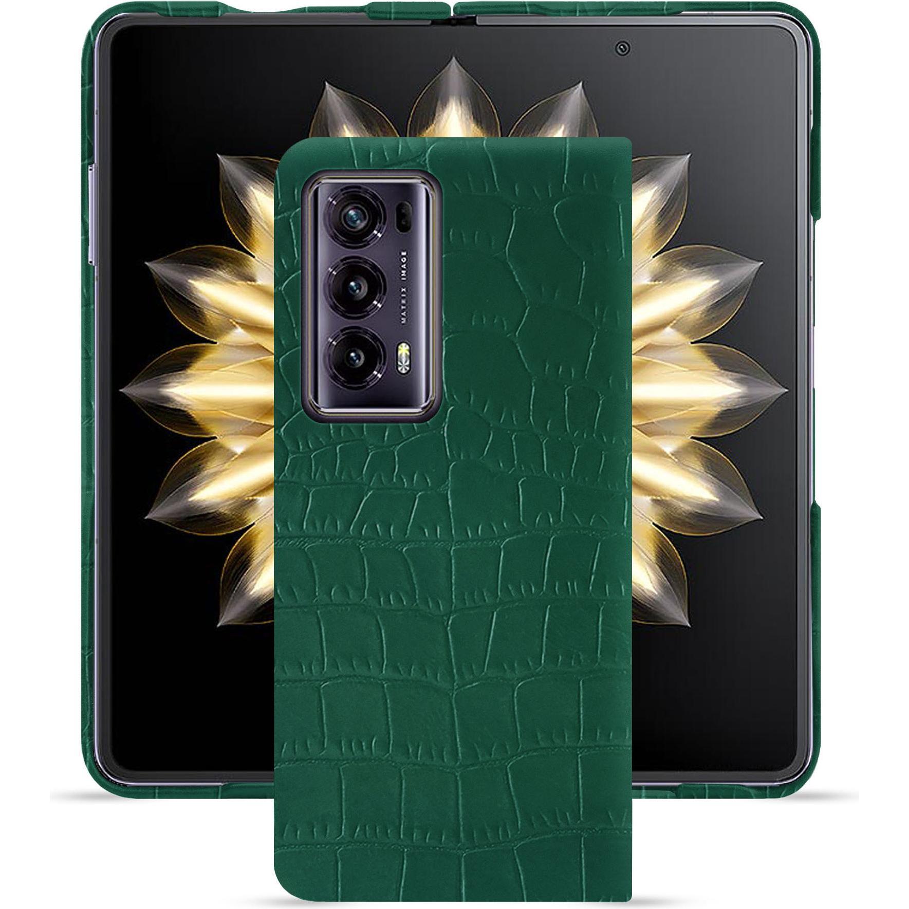 Noreve Honor Magic V2: cover in pelle (Honor Magic V2), Cover smartphone, Verde