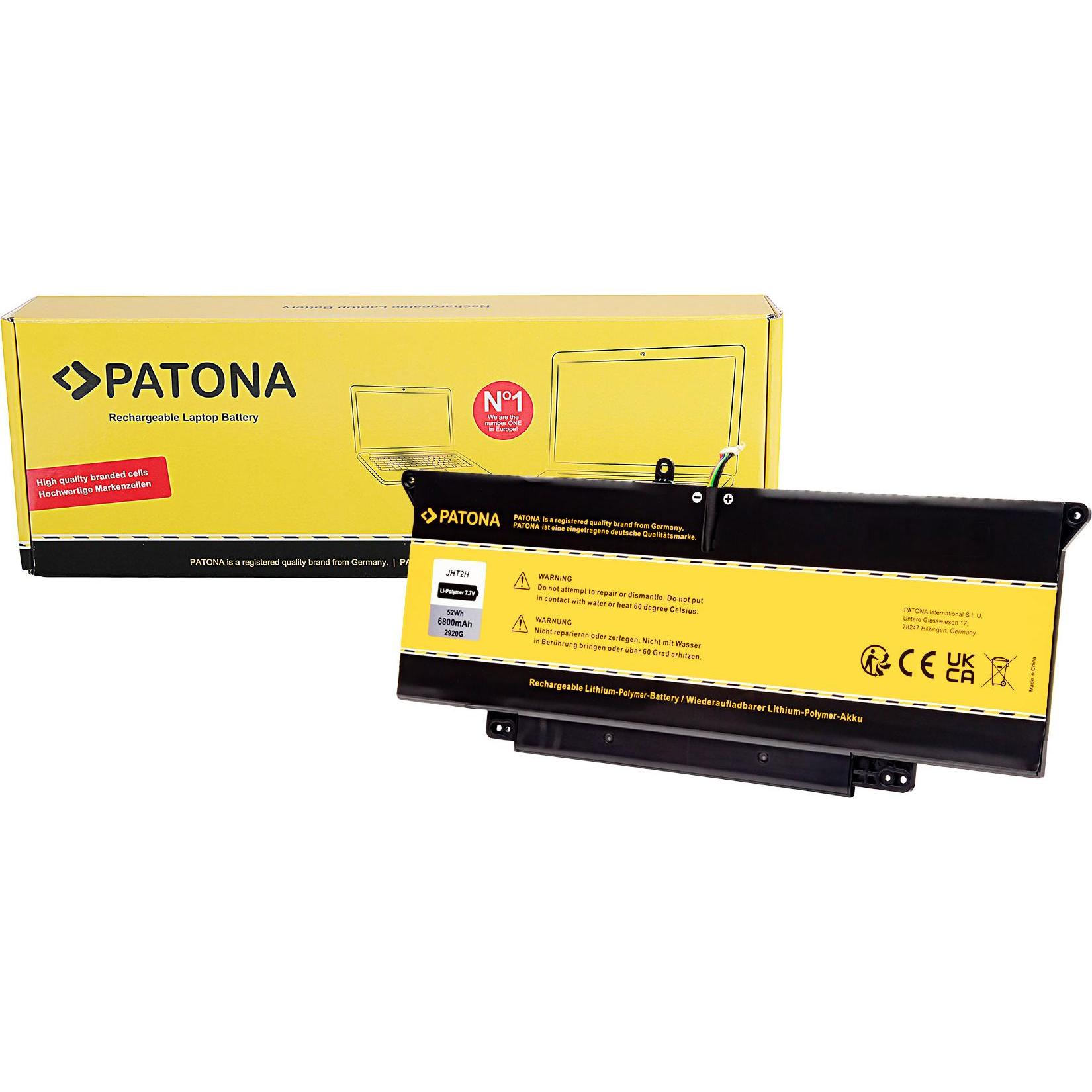 Thumbnail - Patona 2920 (1 Zellen, 6800 mAh), Notebook Akku, Gelb, Schwarz