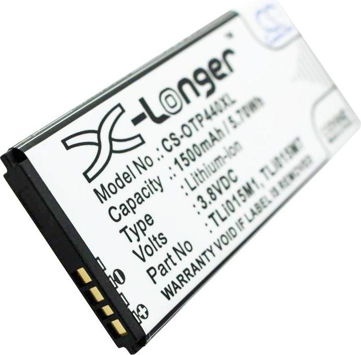 Actual product image CS Cameron Sino Akku Alcatel One Touch Pixi 4 4.0 Akku TLi015M1, TLi015M7, OT-4034