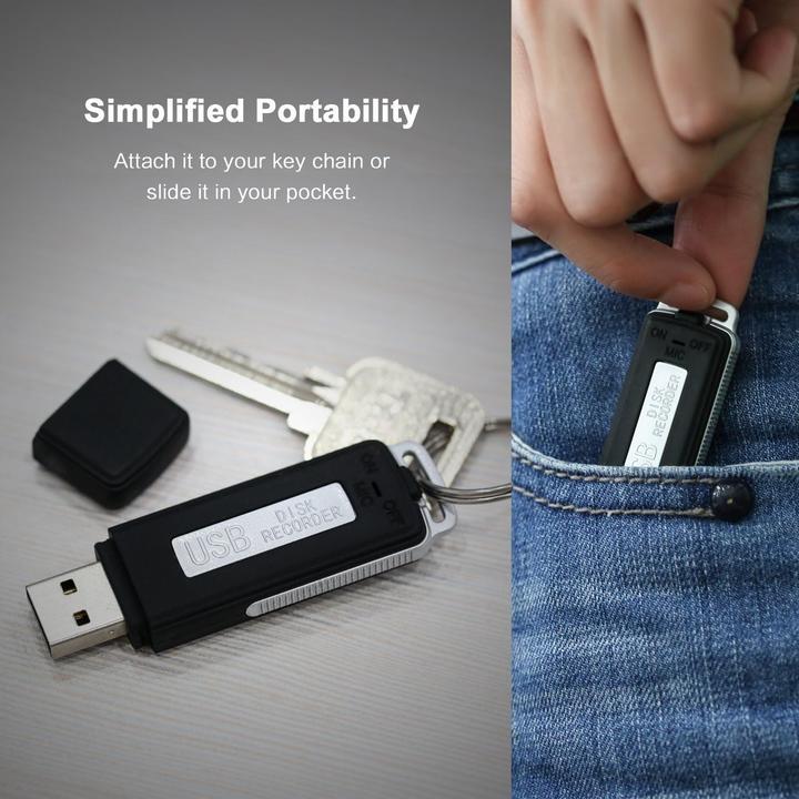 Produktbild Smartex Digitales Mini-Diktiergerät mit USB-Funktion (8 GB)