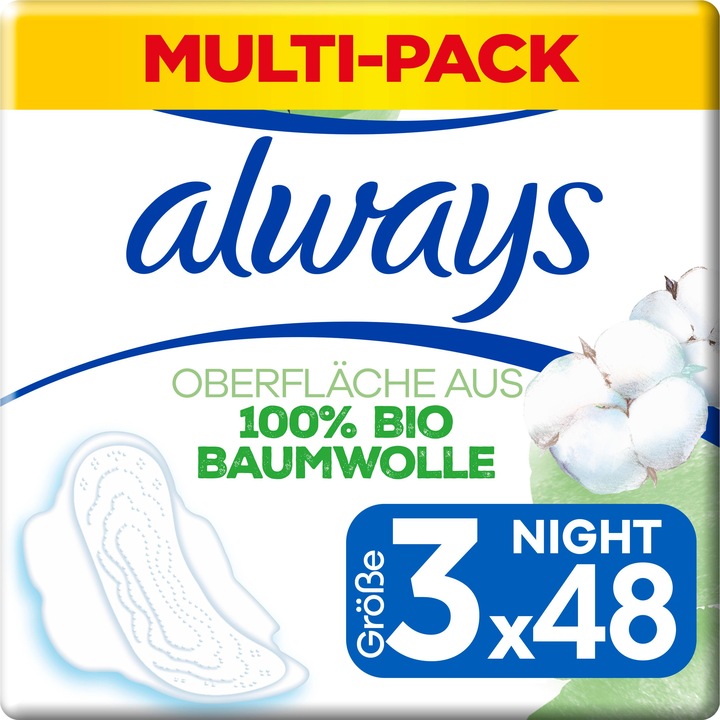 Actual product image Always Cotton Protection (48 x, Sanitary pads)
