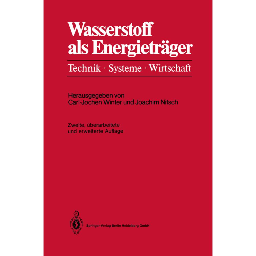 Thumbnail - Wasserstoff als Energieträger, Fachbücher