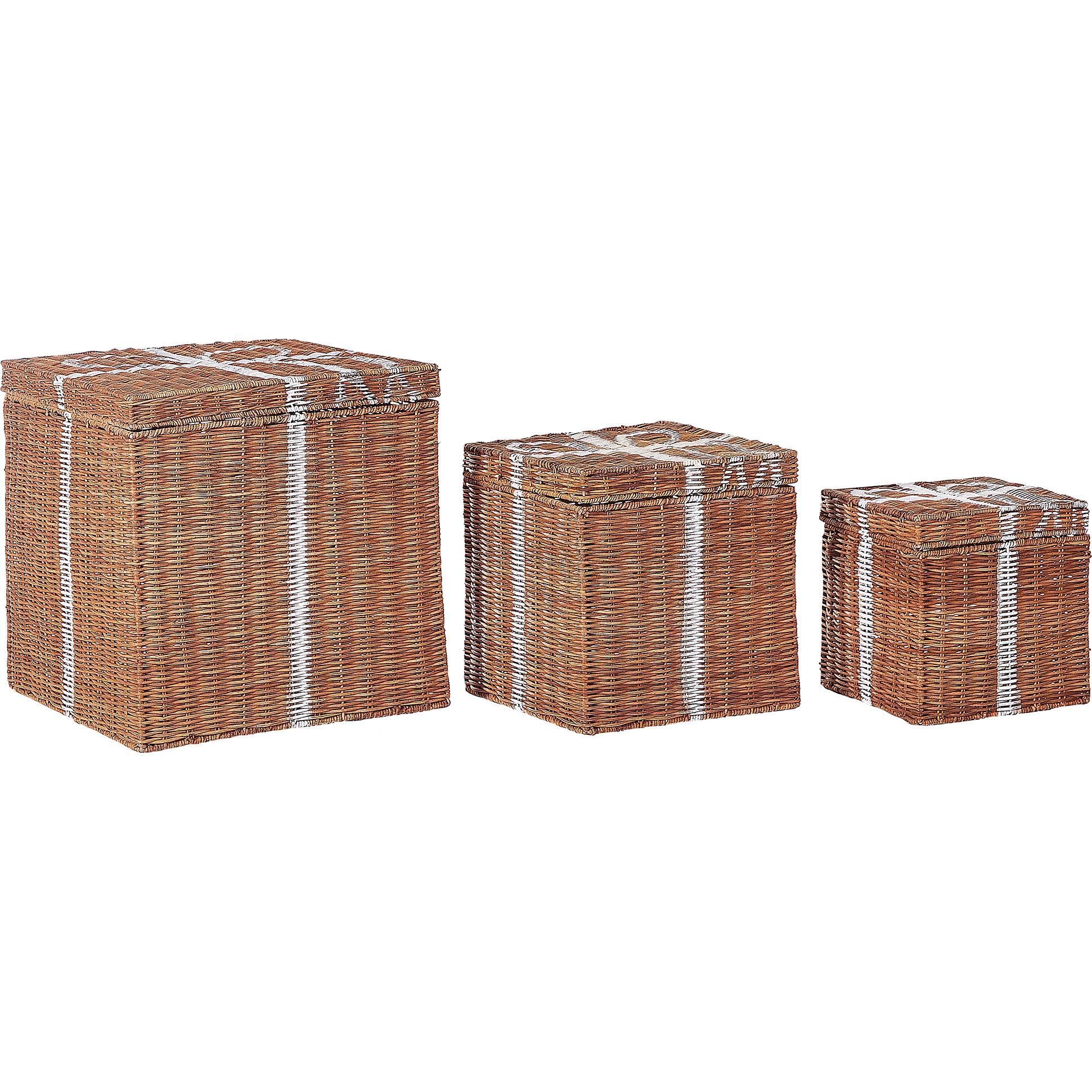 Beliani, Aufbewahrungskorb, Cadeau (3 x)