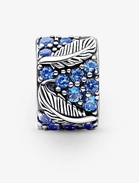 Image du produit Pandora Ressort incurvé & agrafe pavé (Argent 925)