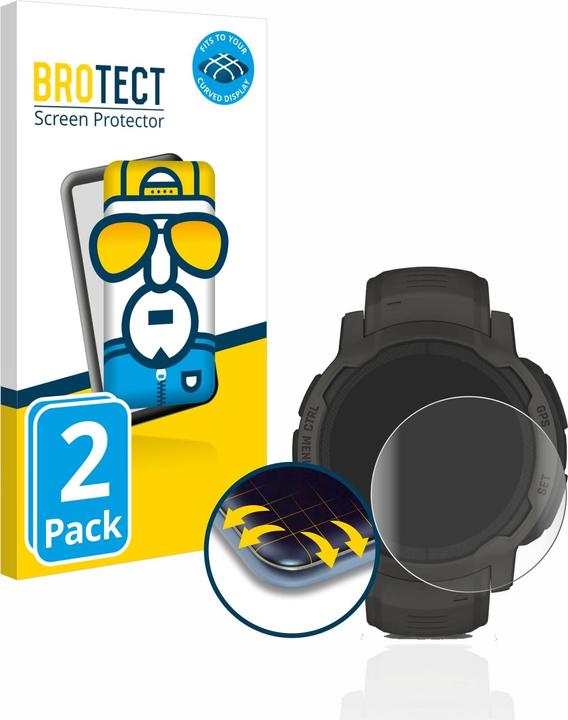 Productafbeelding BROTECT Volledig bedekkende screen protector (Instinct 2 Solar)