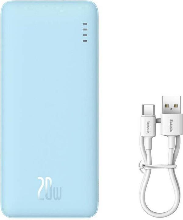 Produktbild Baseus Airpow 10000 mAh 20W powerbank (blue) (10000 mAh, 20 W, 37 Wh)