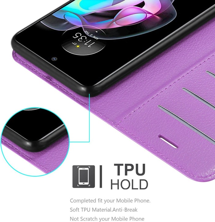 Actual product image Cadorabo Book Stand Case for Motorola EDGE 20 (Motorola Edge 20)
