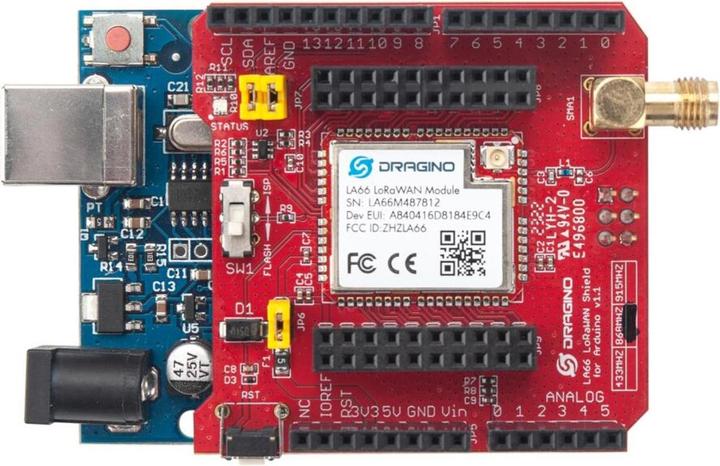 Produktbild Dragino LA66 LoRaWAN Shield 868MHz