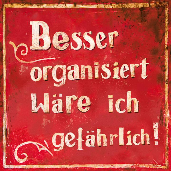 Actual product image Planer mit Sprchen 2026 (30x30cm)