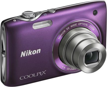 Image du produit Nikon Coolpix S3100, 14MP, 5x Zoom, Vidéo HD, Violet (1/2,3'')
