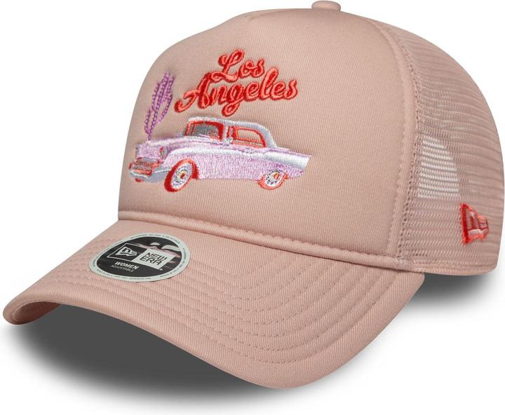 Produktbild New Era Damen A-Frame Trucker Cap Western Los Angeles Rosa