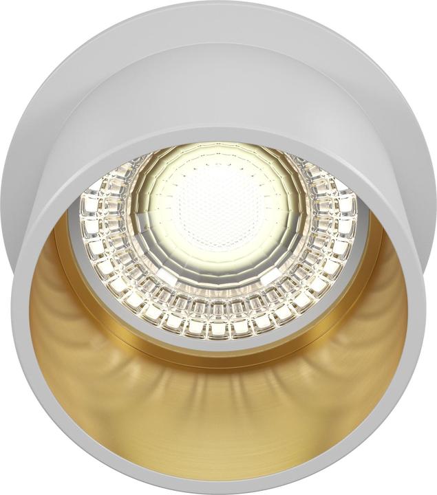 Actual product image Maytoni Reif Recessed ceiling spot GU10 White, Gold Ø68mm (GU10)