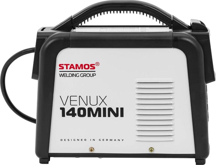 Produktbild Stamos Elektroden Schweissgerät 140 A 60 % Duty Cycle Hot Start Anti Stick WIG-Lift VRD