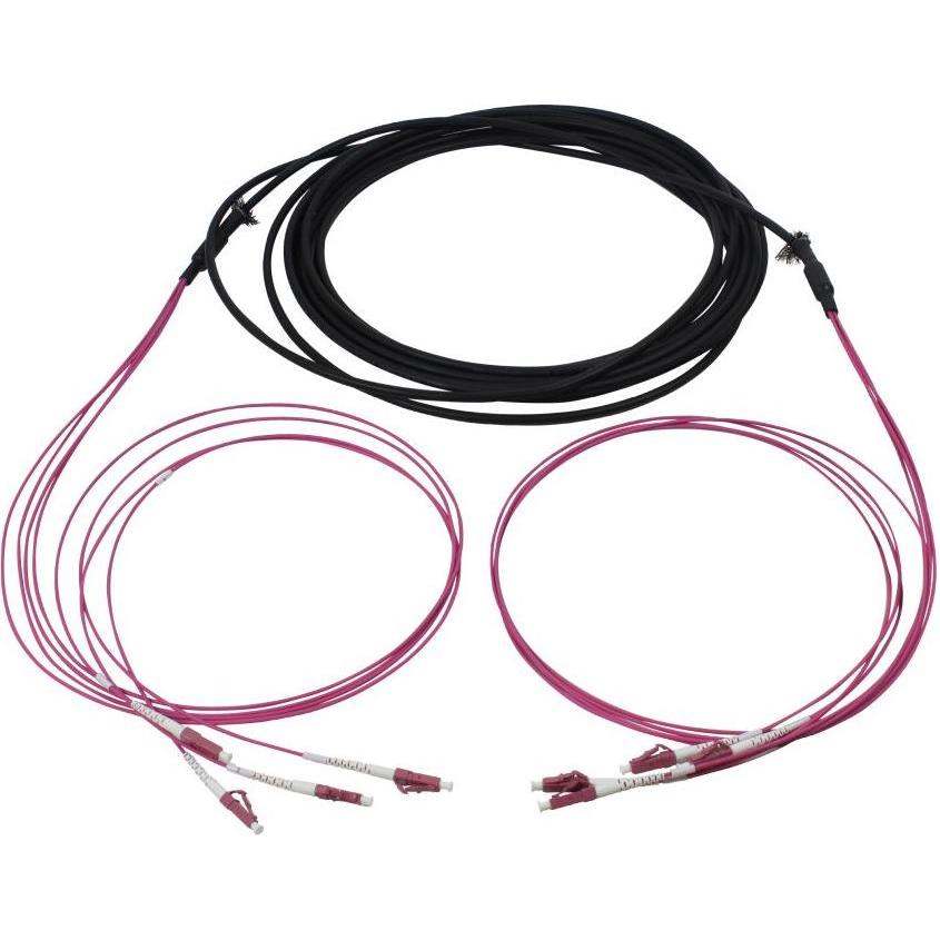 Synergy 21 LWL-Kabel, Trunkkabel U-DQ(ZN)BH 4G 50/125, LC/LC OM4 20m, Ring, Synergy21 (20 m), Cavo di rete