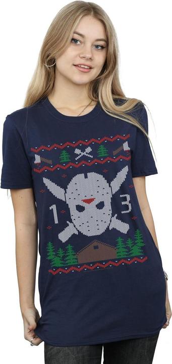 Immagine prodotto Absolute Cult Christmas Fair Isle Maglietta Ampia Donna (3XL)