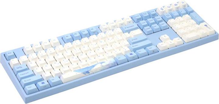 Actual product image Varmilo VEA108 Sea Melody Gaming Keyboard, MX-Silent-Red, white LED - US Layout (US, Cable)