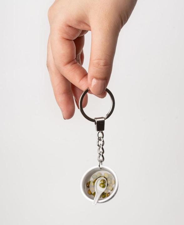Actual product image Yumazing Green Bean Soup key ring
