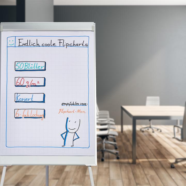 Actual product image Relaxdays flipchart paper