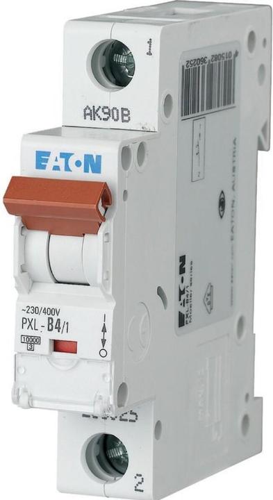 Actual product image Eaton Electric GmbH LS-Switch w.Beschrift. B 4A 1p PXL-B4/1