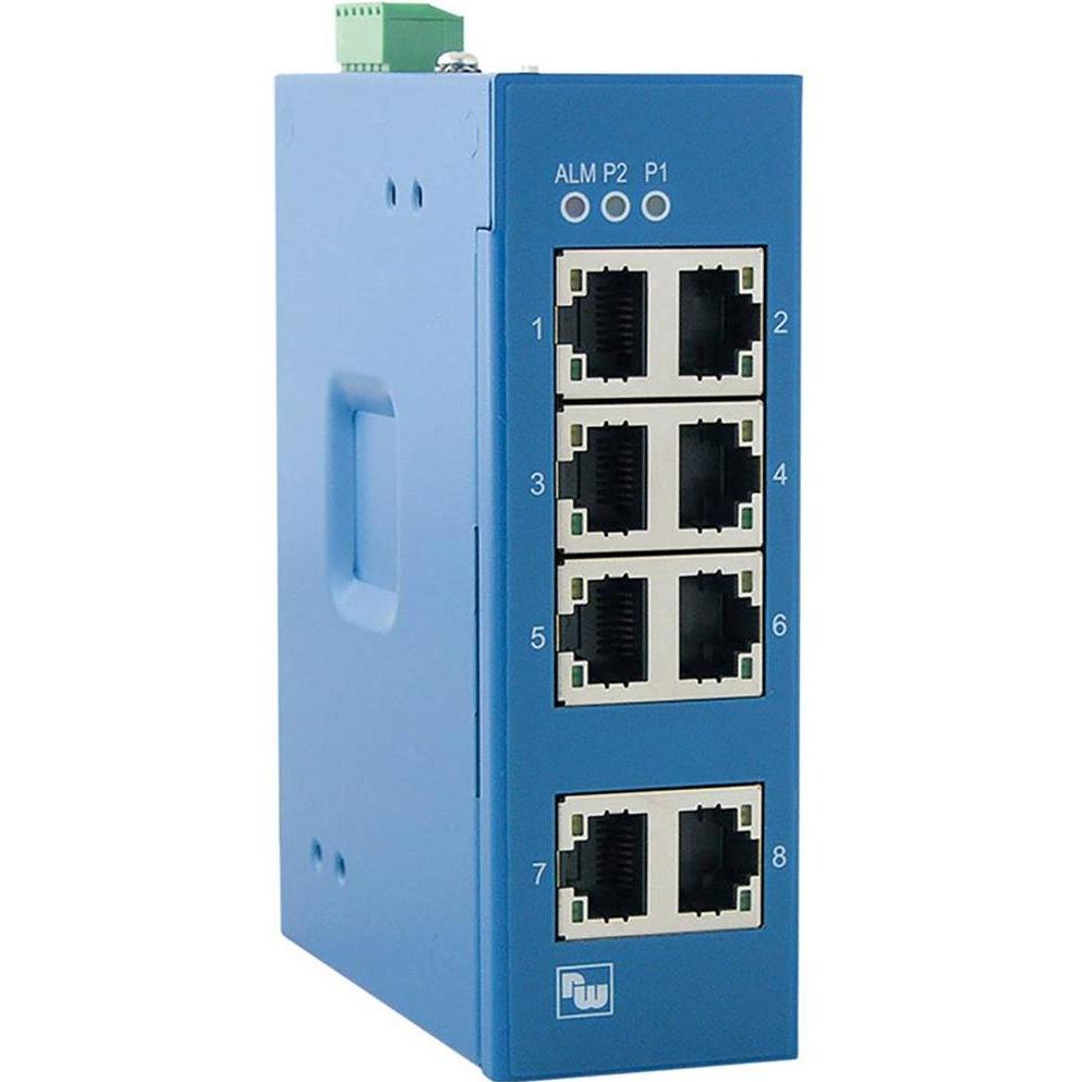 Wachendorff Industrial Ethernet Switch Switch, 8 Ports, Gigabit (8 Ports), Netzwerk Switch