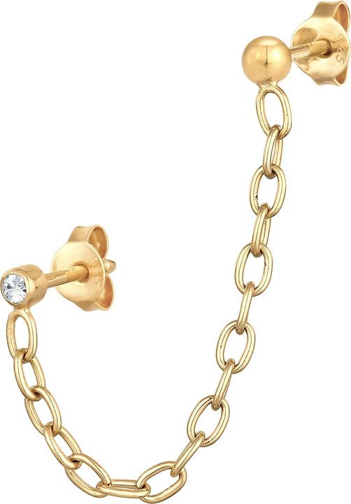 Actual product image Elli Ear Chain (Glass crystal, 925 sterling silver)