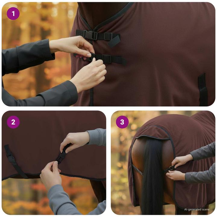 Actual product image vidaXL Polyester-Decke (95 cm)