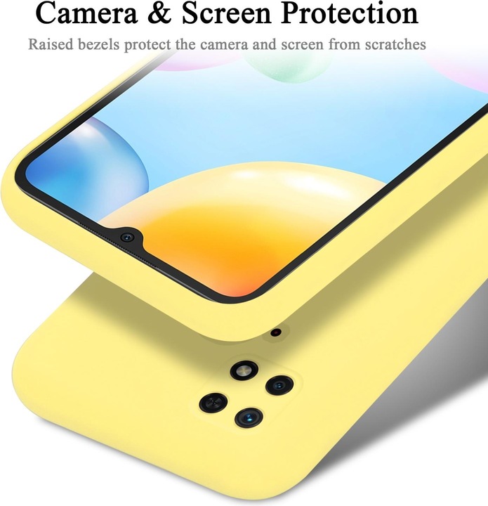 Actual product image Cadorabo TPU Liquid Silicone Case Cover for Xiaomi RedMi 10C / POCO C40 (Xiaomi Redmi 10C, Xiaomi Poco C40)