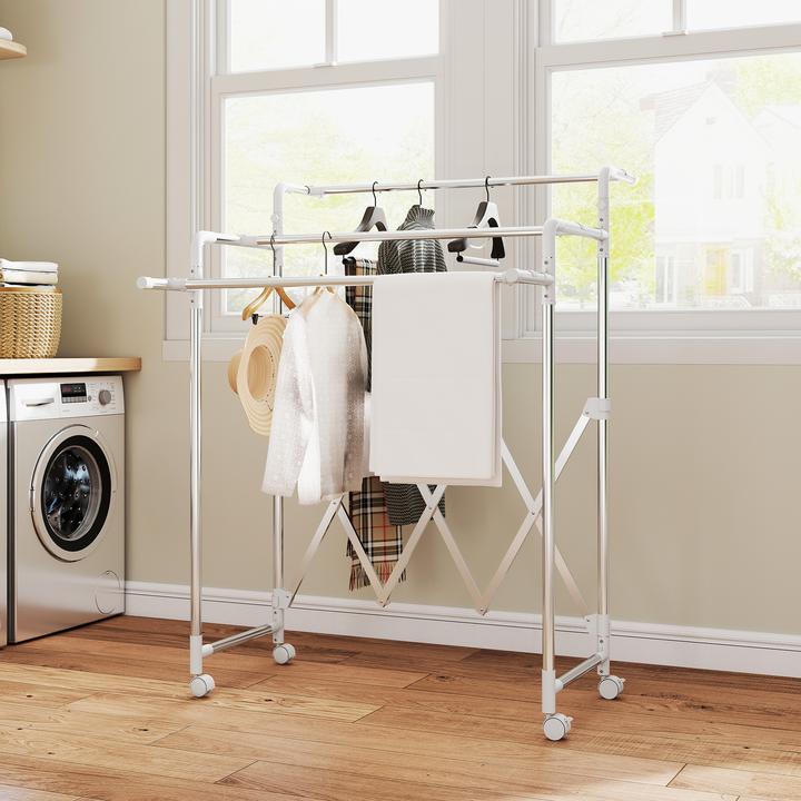 Produktbild Homcom Wäscheständer Edelstahl (1.50 m)