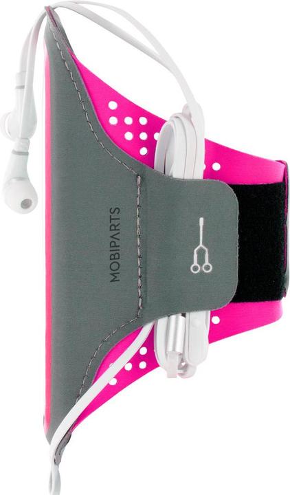 Actual product image Mobiparts Comfort Fit Sport Armband Samsung Galaxy A71 (2020) Neon Pink