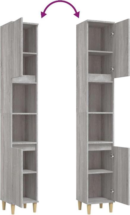 Image du produit vidaXL Badezimmerschrank (30 x 30 x 190 cm)