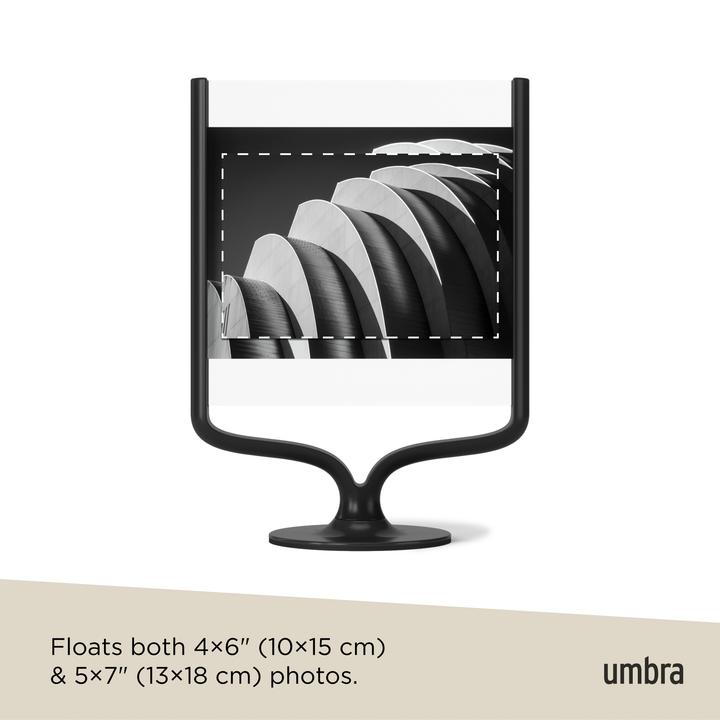 Actual product image Umbra Table picture frame WISHBONE black (13 x 18 cm, 10 x 15 cm)