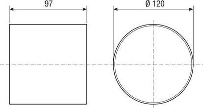 Actual product image Maico Pipe insertion fan