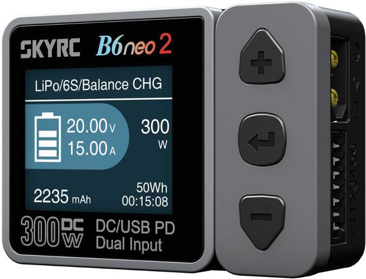 SkyRC B6neo 2 DC Ladegerät grau LiPo 1-6S 15A 300W