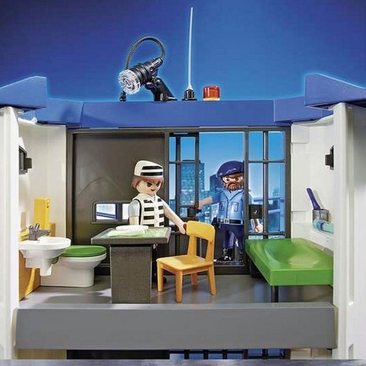 Produktbild Playmobil Intl. Police-Kommandozentrale mit Gefängnis (6919, Playmobil City Action)