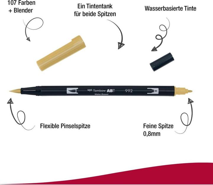 Produktbild Tombow ABT Dual Brush Pen (1x)