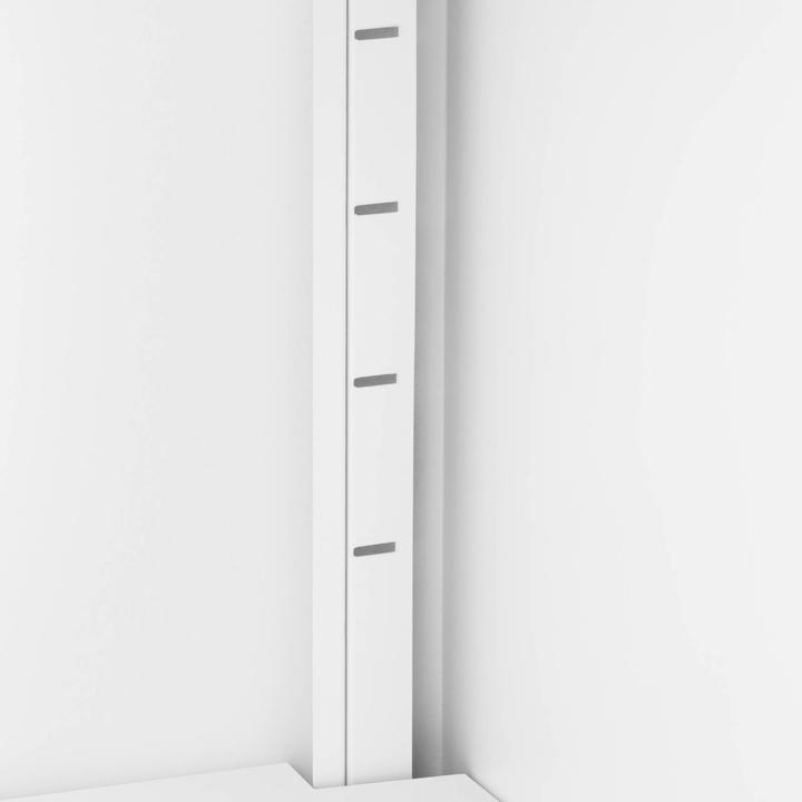 Produktbild Fromm & Starck Metallschrank 102cm Mehrzweckschrank weiss Aktenschrank abschliessbar Büroschrank (40 x 40 x 102 cm)