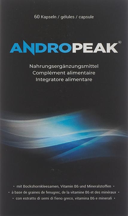 Actual product image Andropeak Capsule (60 Piece, Pills, 70 g)