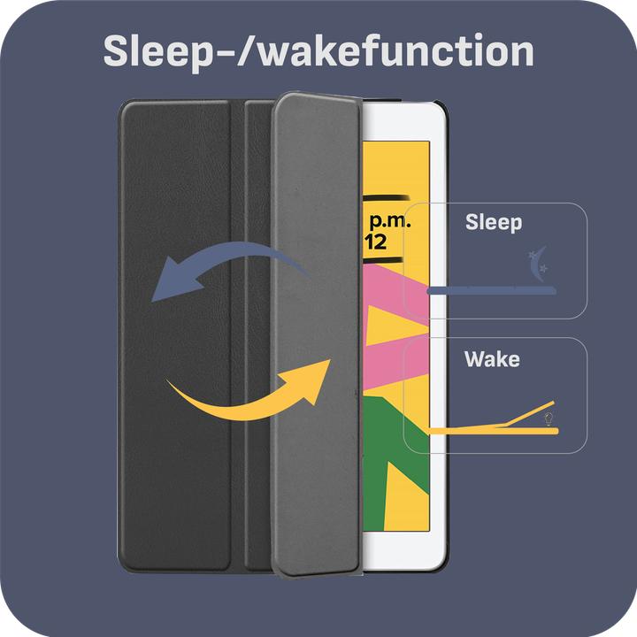 Produktbild Cazy Premium Smart Hülle Kompatibel mit iPad 2021 (9th Gen)/2020 (8th Gen)/iPad 2019 (7th Gen) - Schutz (iPad 2021 (9. Gen), iPad 2020 (8. Gen), iPad 2019 (7. Gen))