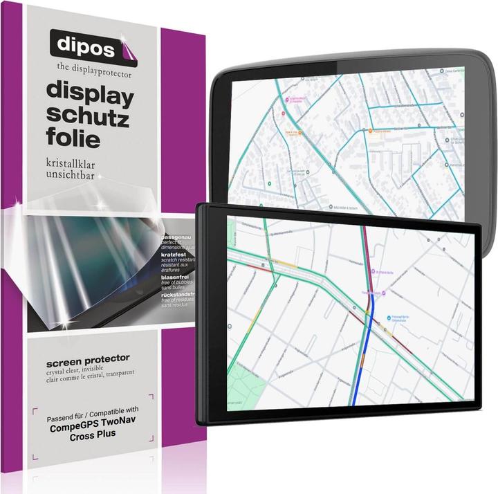 Actual product image Dipos Screen Protector Crystalclear for CompeGPS TwoNav Cross Plus