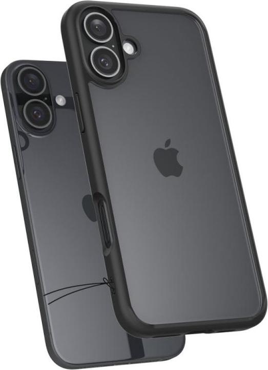 Produktbild Spigen Ultra Hybrid iPhone 16 matte black/czarny ACS08201 (Apple iPhone 16)