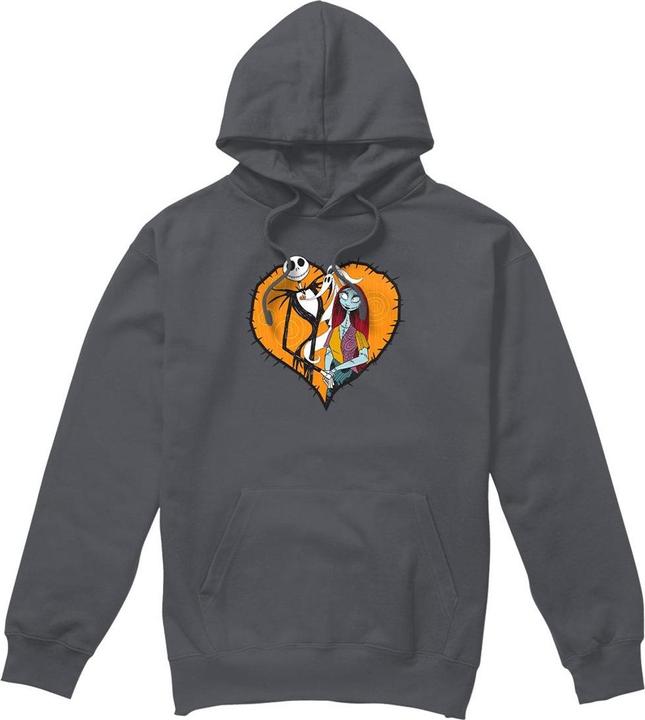 Actual product image The Nightmare Before Christmas Mens Jack Sally Heart Hoodie (S)